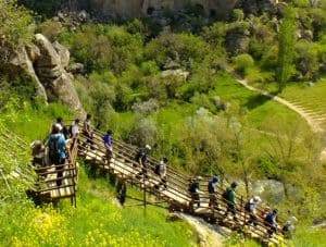 Green Tour Cappadocia — walking path into Ihlara Valley